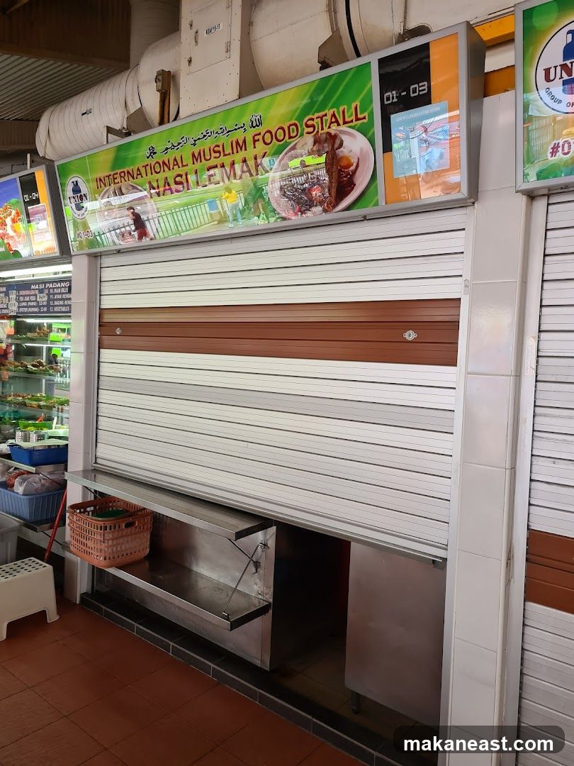 International Muslim Food Stall Nasi Lemak