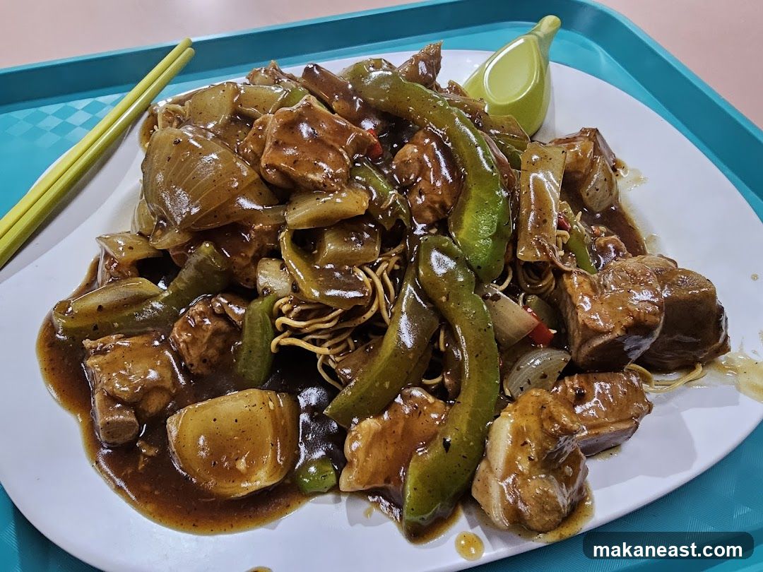 Stir-fried Noodles with Meat and Vegetables