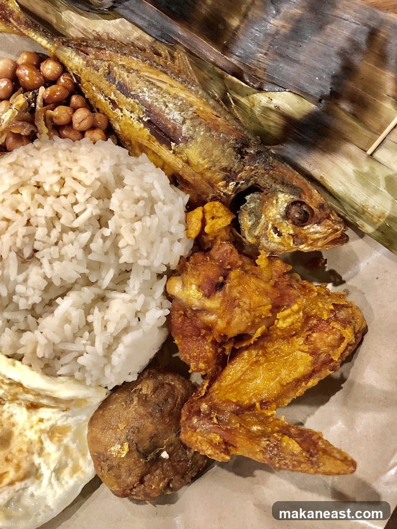 Fried Fish and Chicken Meal
