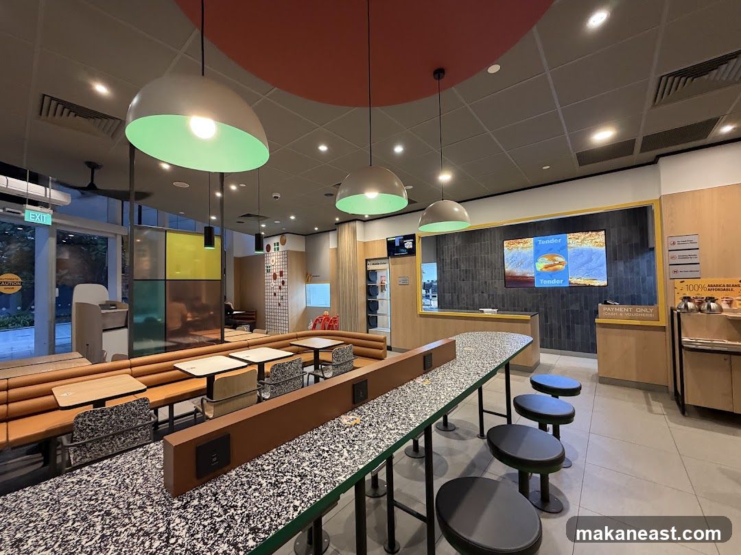 Fast Food Restaurant Interior