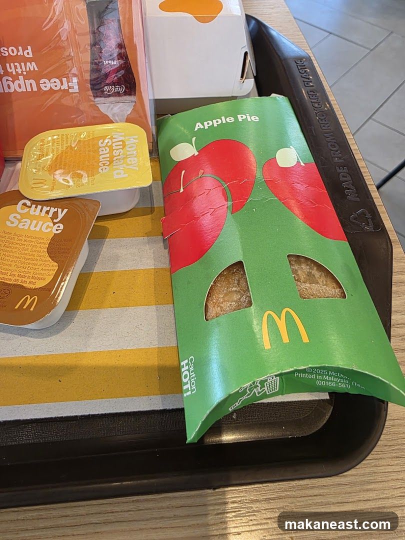 McDonald's Apple Pie and Sauces