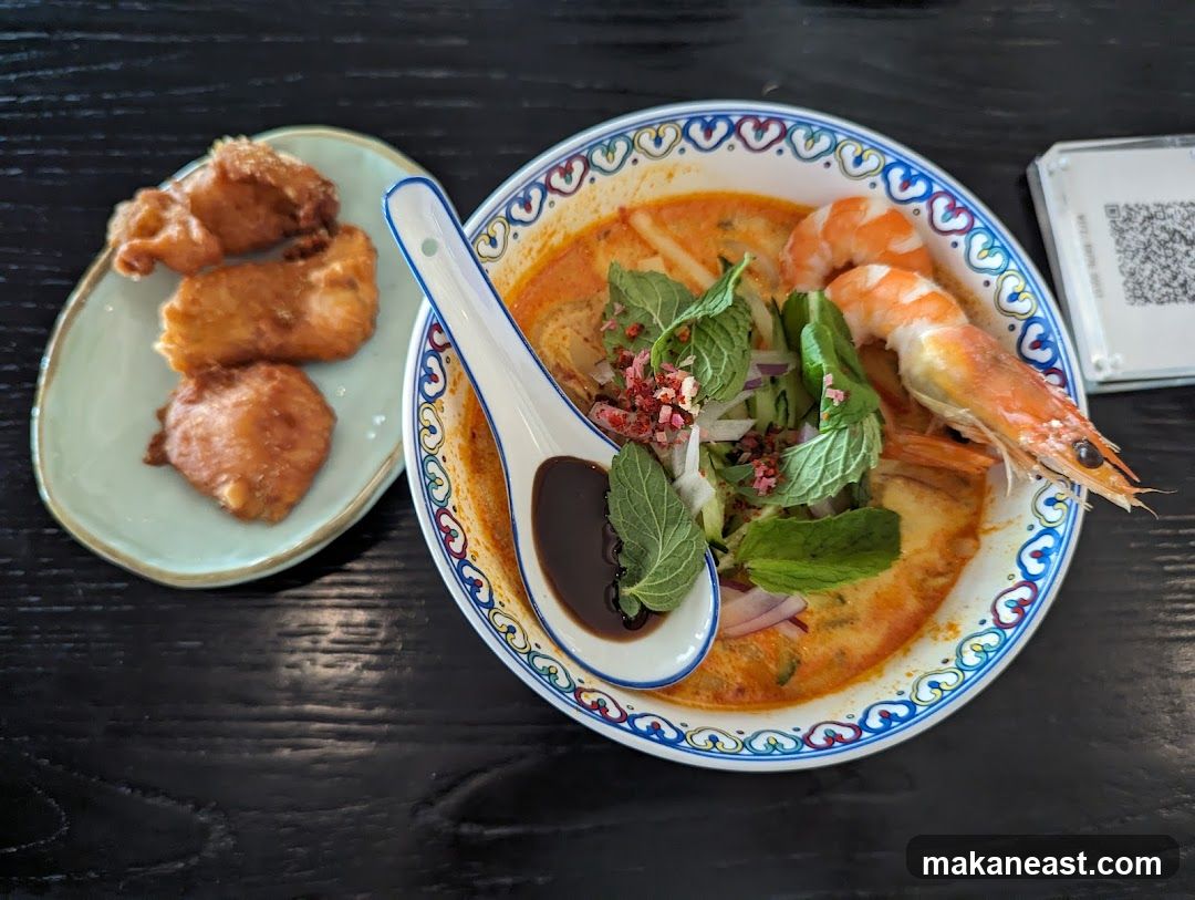Laksa with Fried Bites