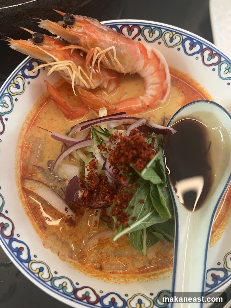 Laksa with Prawns