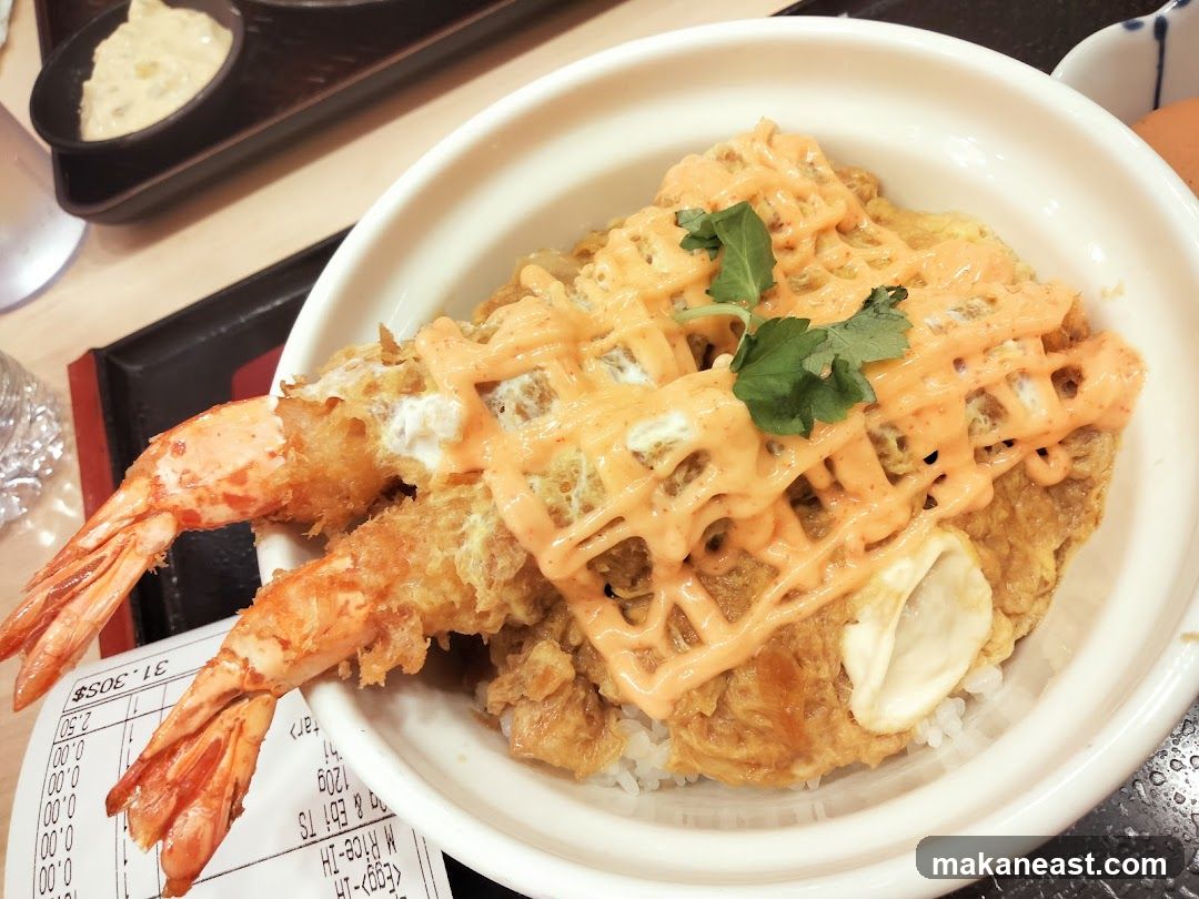 Shrimp and Egg Rice Bowl