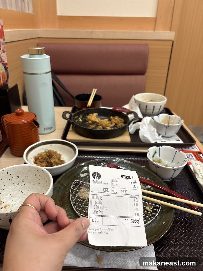 Restaurant Bill