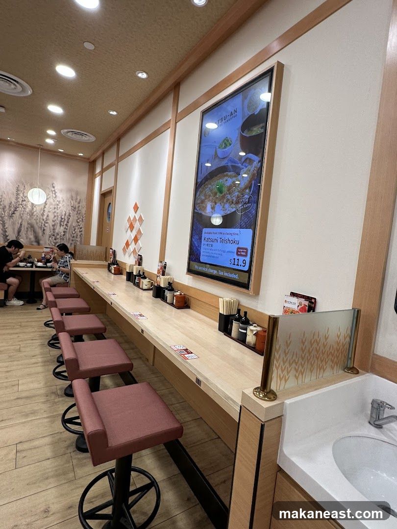 Restaurant Counter with Digital Menu