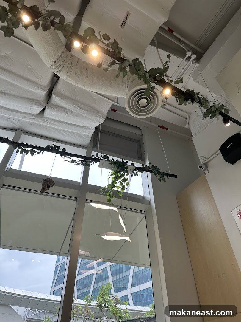 Interior with decorative elements