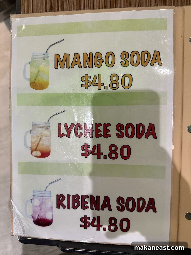 Drinks Menu