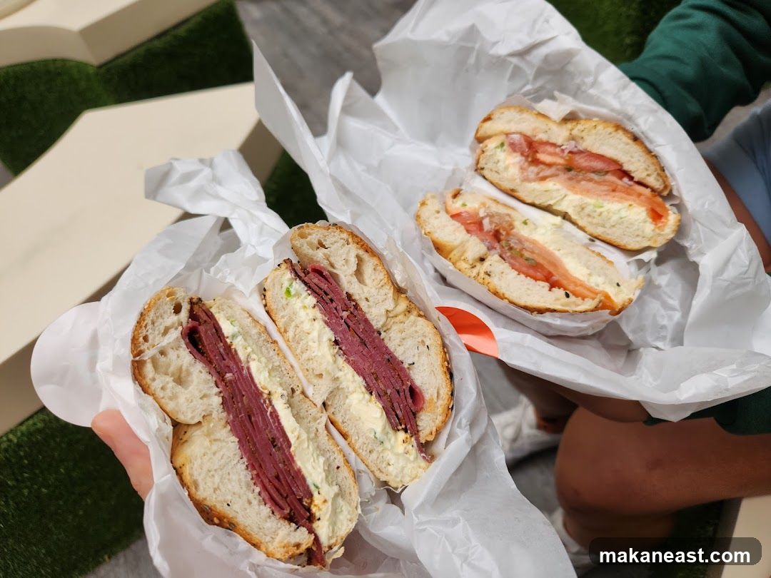 Bagel Sandwiches