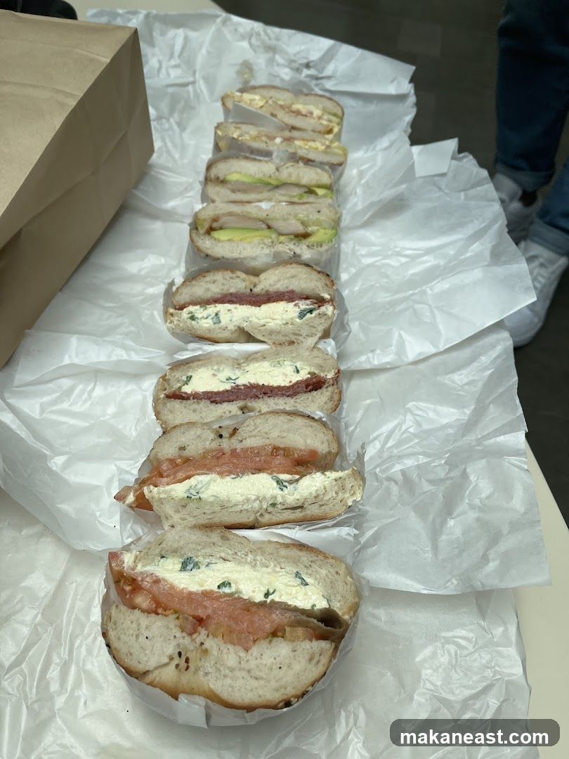 Bagel Sandwiches