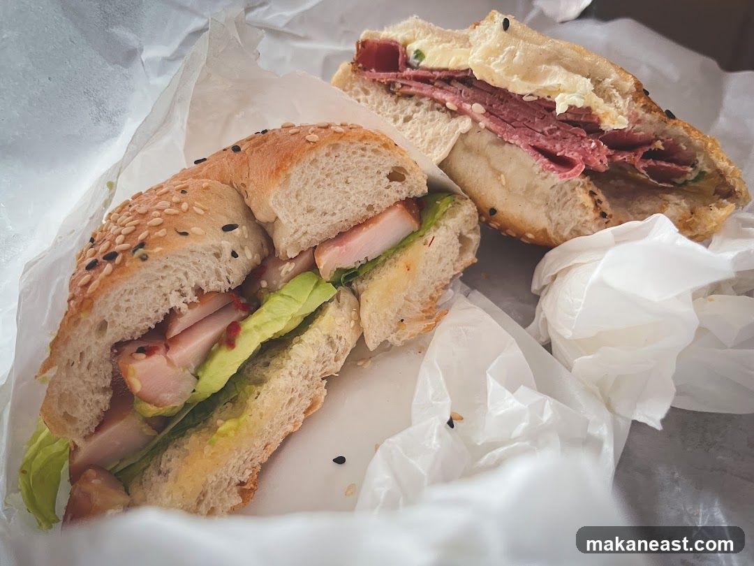 Bagel Sandwiches