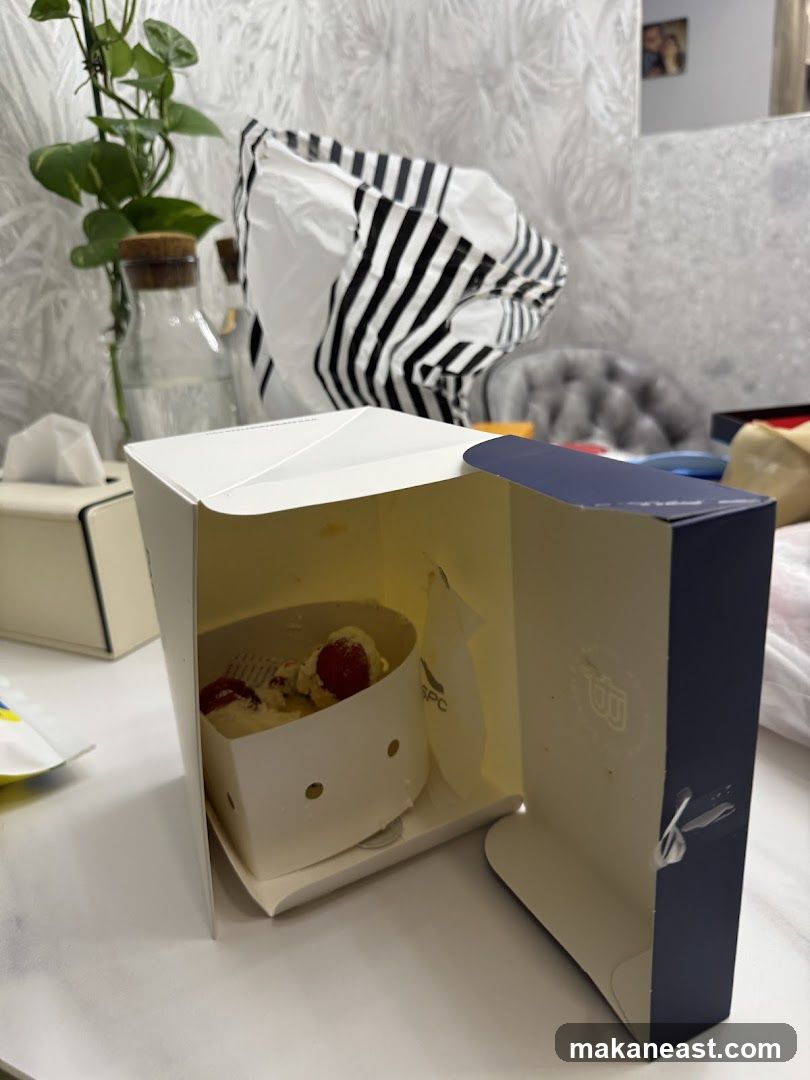 Dessert in a box