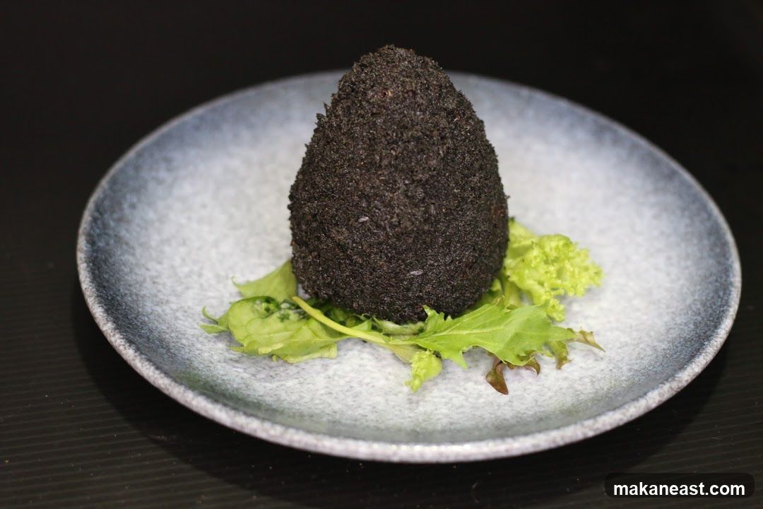 Black Crusted Appetizer