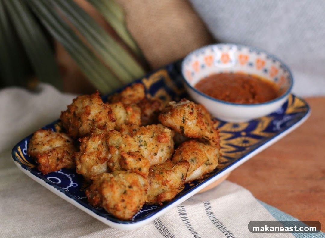 Fried Bites with Dip