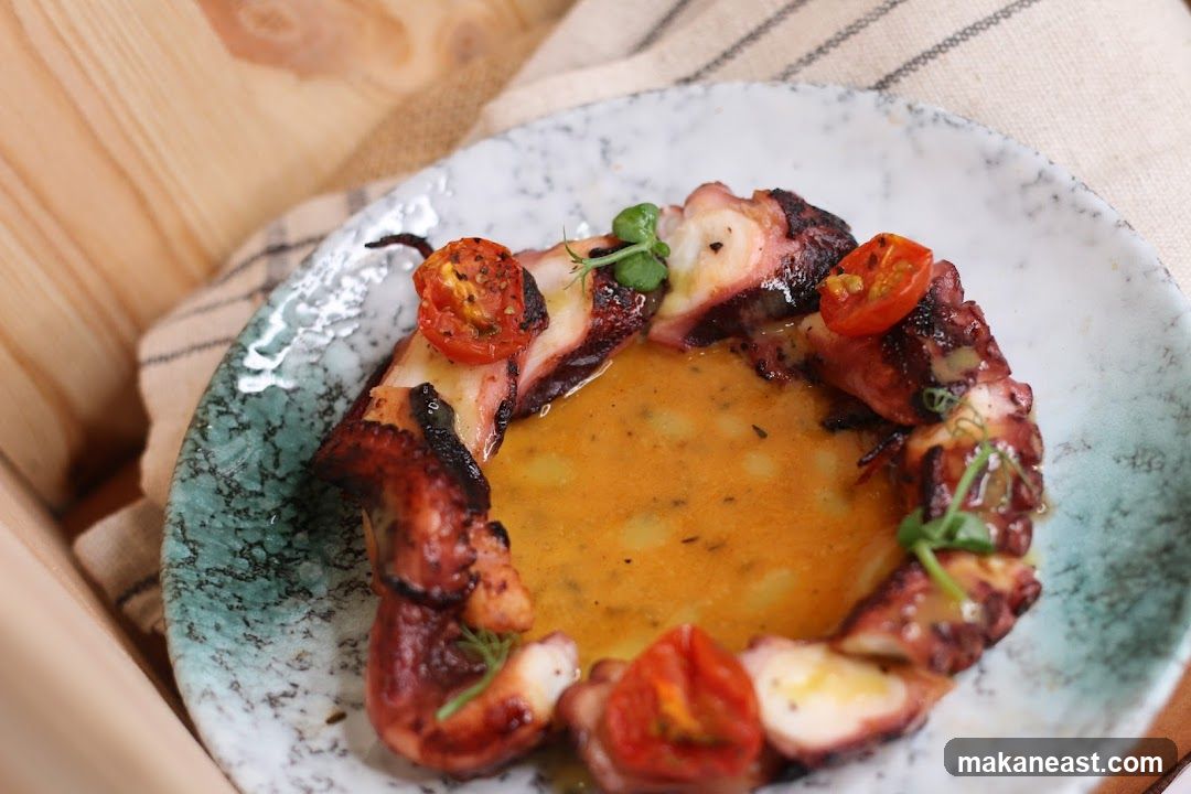 Grilled Octopus with Cherry Tomatoes