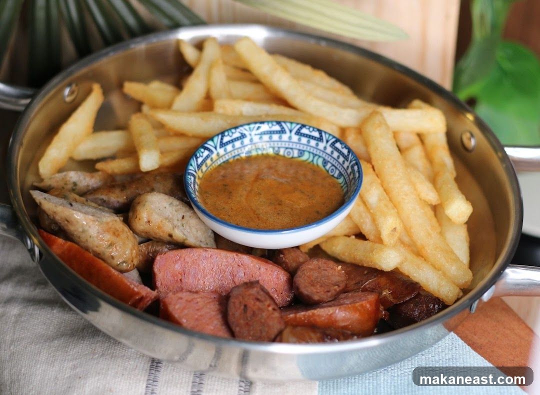 Sausage and Fries Platter