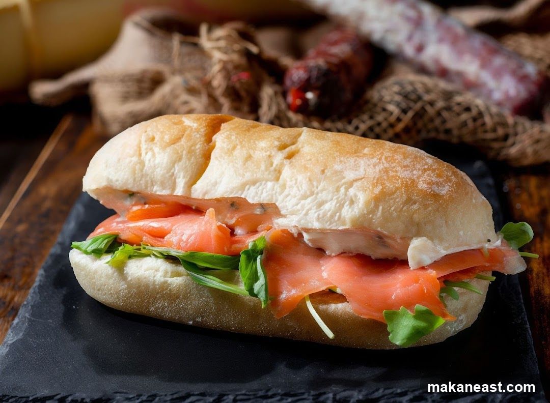 Smoked Salmon Sandwich