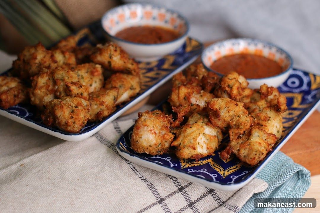 Fried Bites with Dip