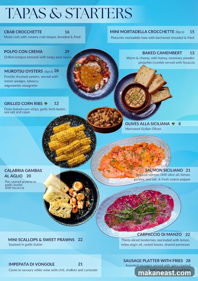 TAPAS & STARTERS