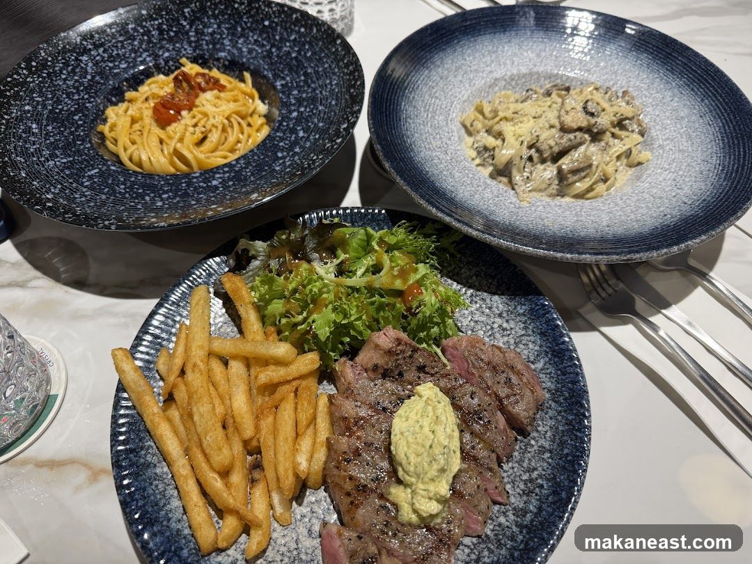 Three Dishes on a Table