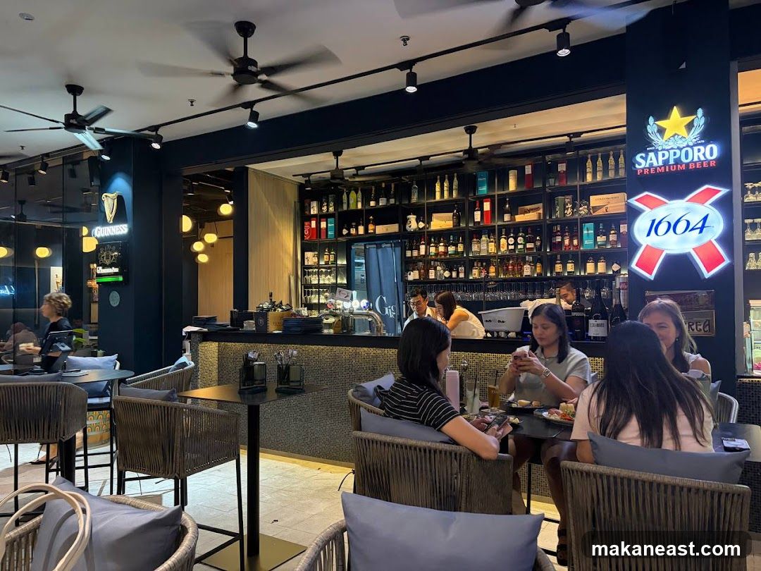 Bar Interior with Patrons