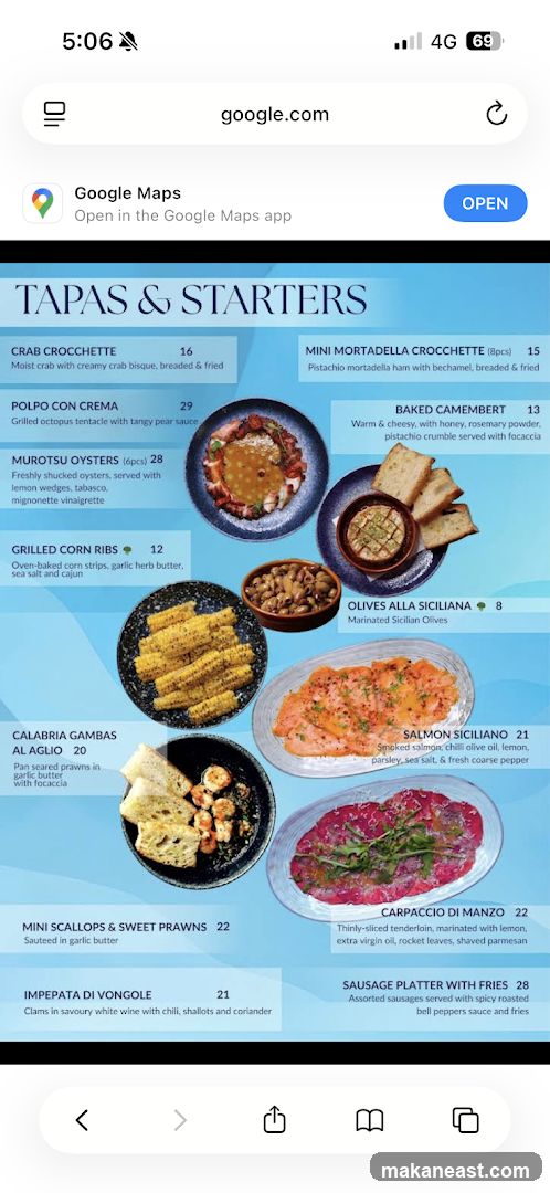 TAPAS & STARTERS
