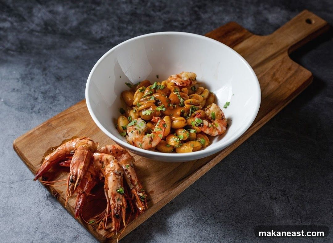 Shrimp and Pasta Dish