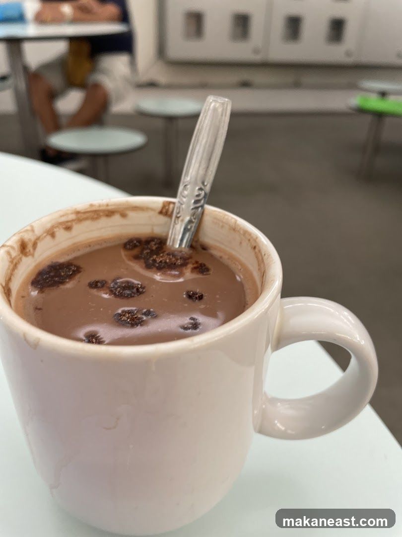 Hot Chocolate with Spoon