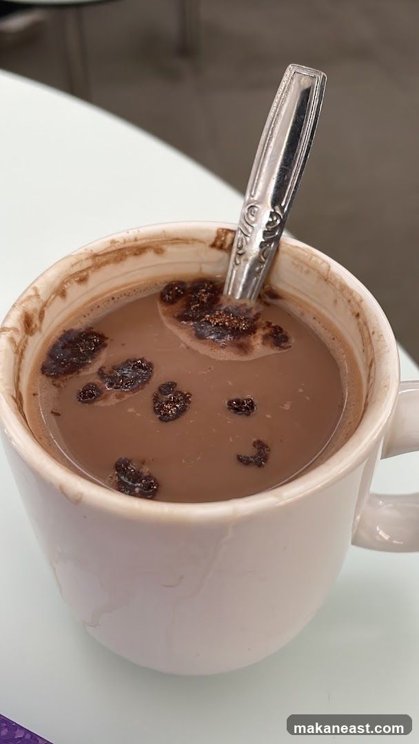 Hot Chocolate with Spoon
