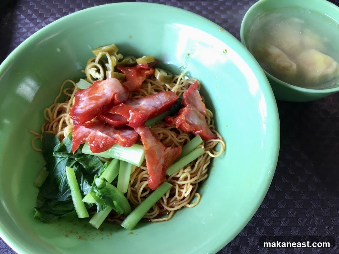 Noodles with Char Siu and Greens