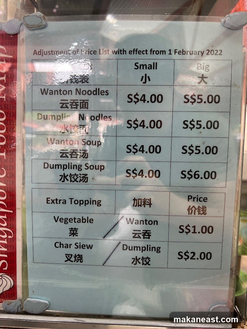 Price List