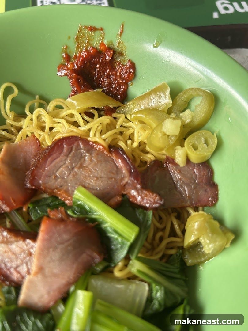 Noodles with Char Siu and Vegetables