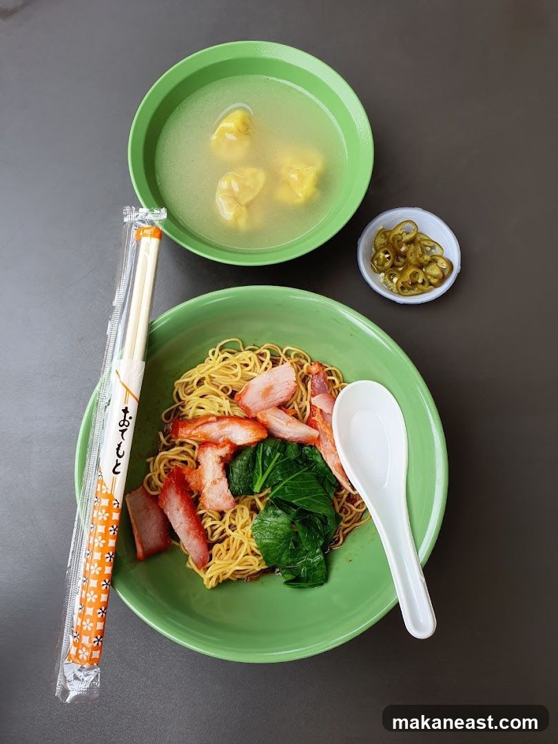 Noodles with Char Siu and Wontons