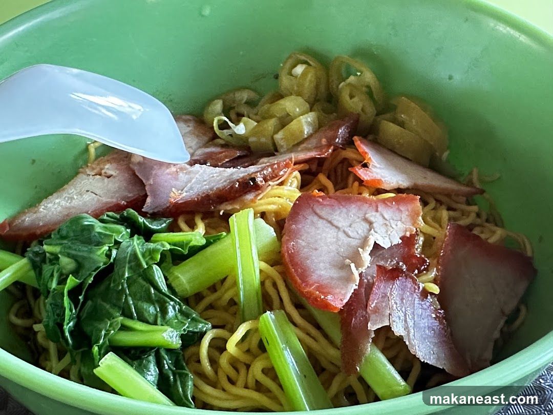 Noodles with Char Siu and Vegetables