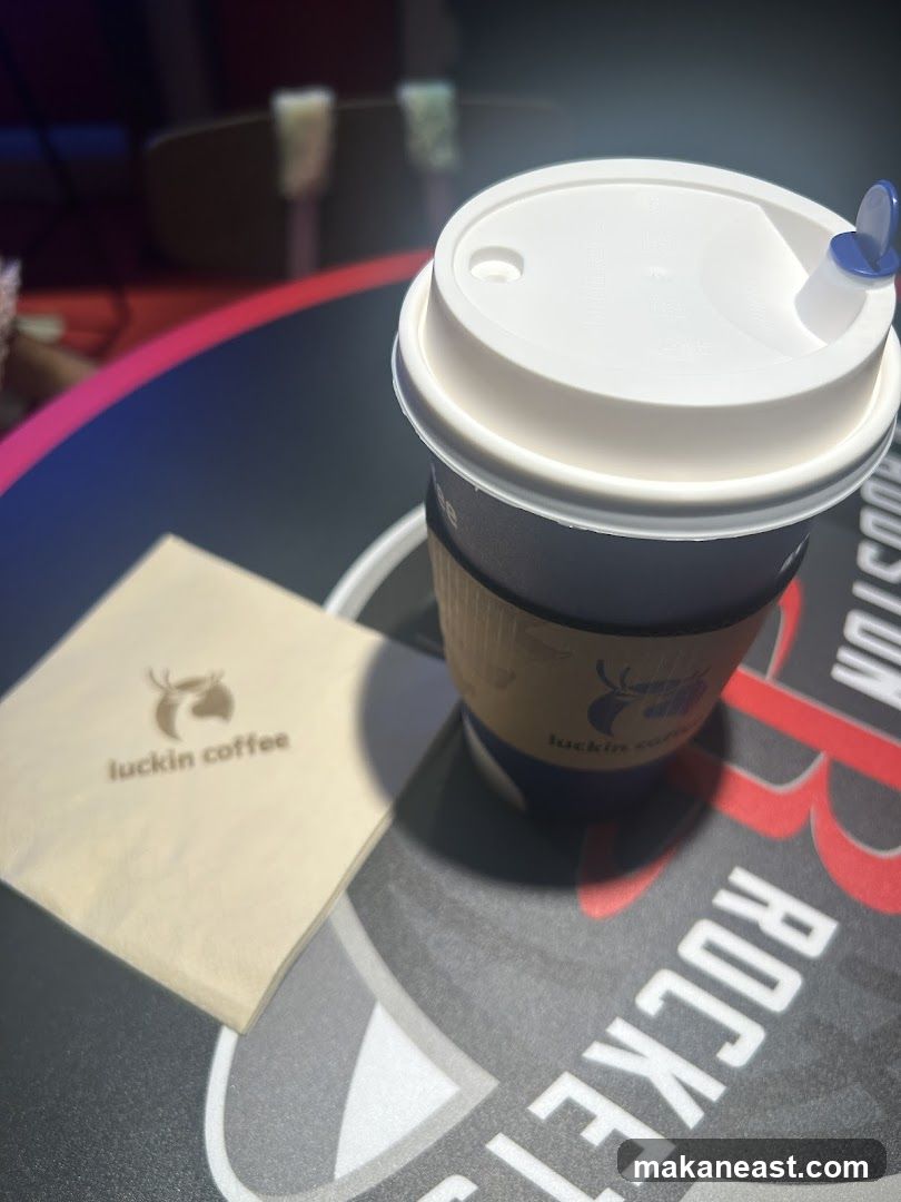 Luckin Coffee Cup and Napkin