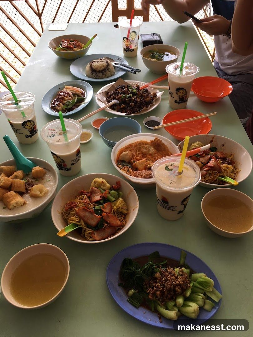 Table of Food and Drinks