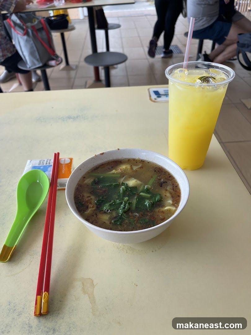 Noodle Soup and Drink
