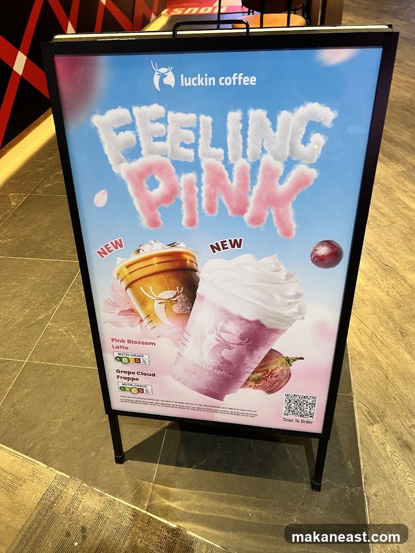 Luckin Coffee "Feeling Pink" Promotion