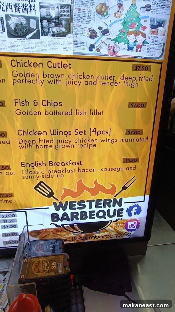 Western Barbeque Menu