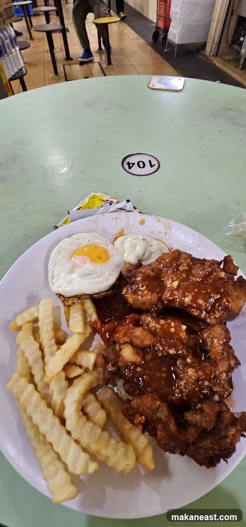 Chicken and fries