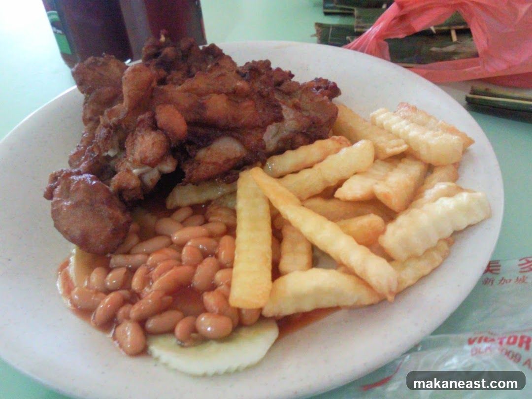 Fried Chicken and Fries