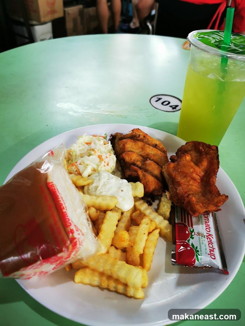 Fried Chicken Meal with Drink