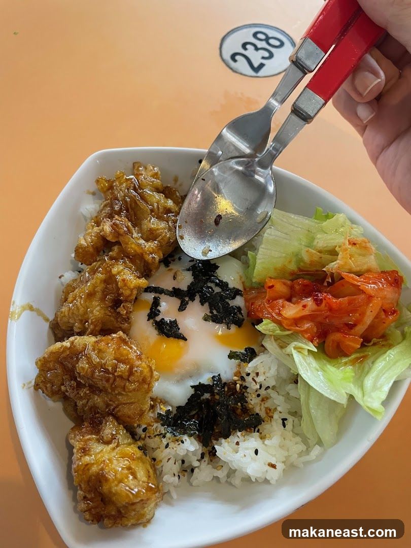 Korean Fried Chicken Rice Bowl