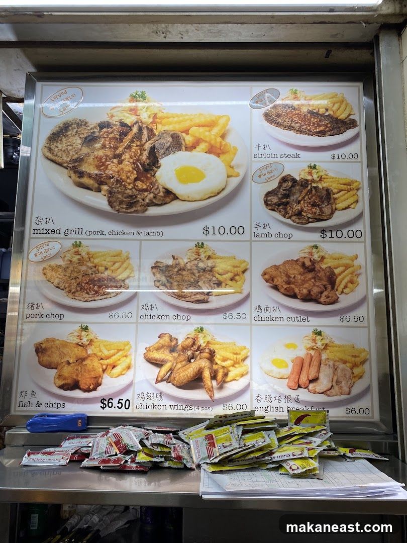 Western Food Menu