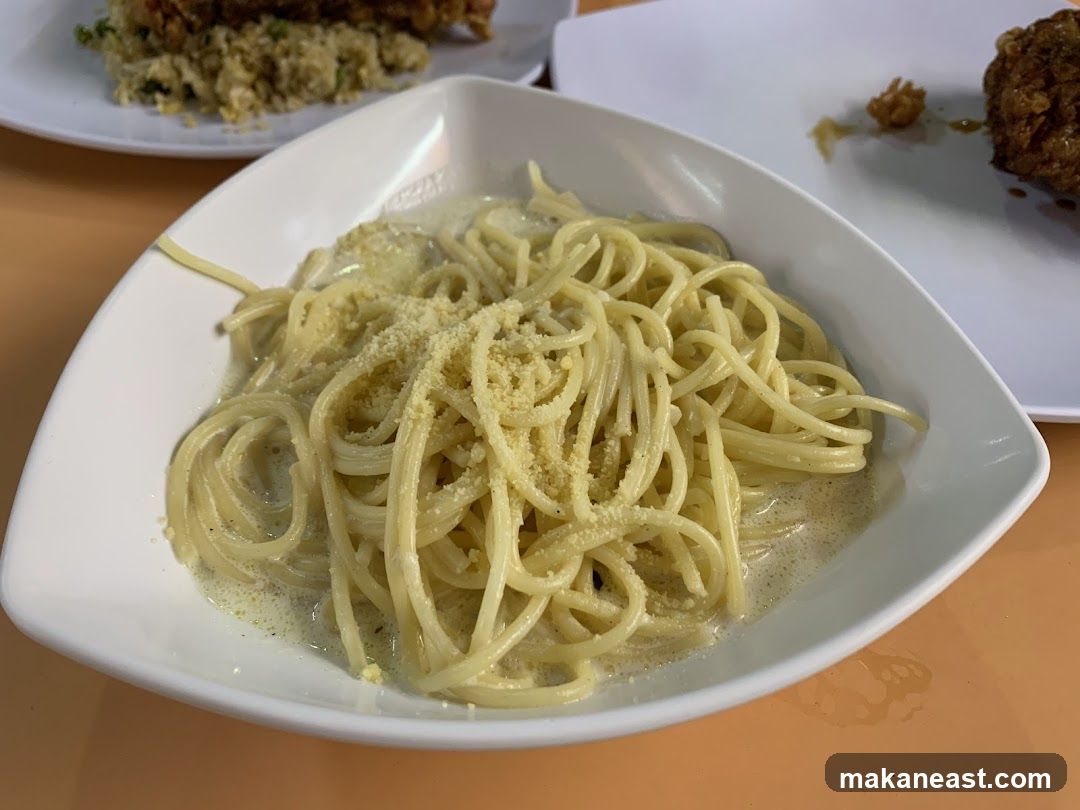 Spaghetti with Cream Sauce