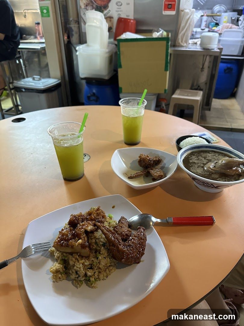 Food and Drinks on Table