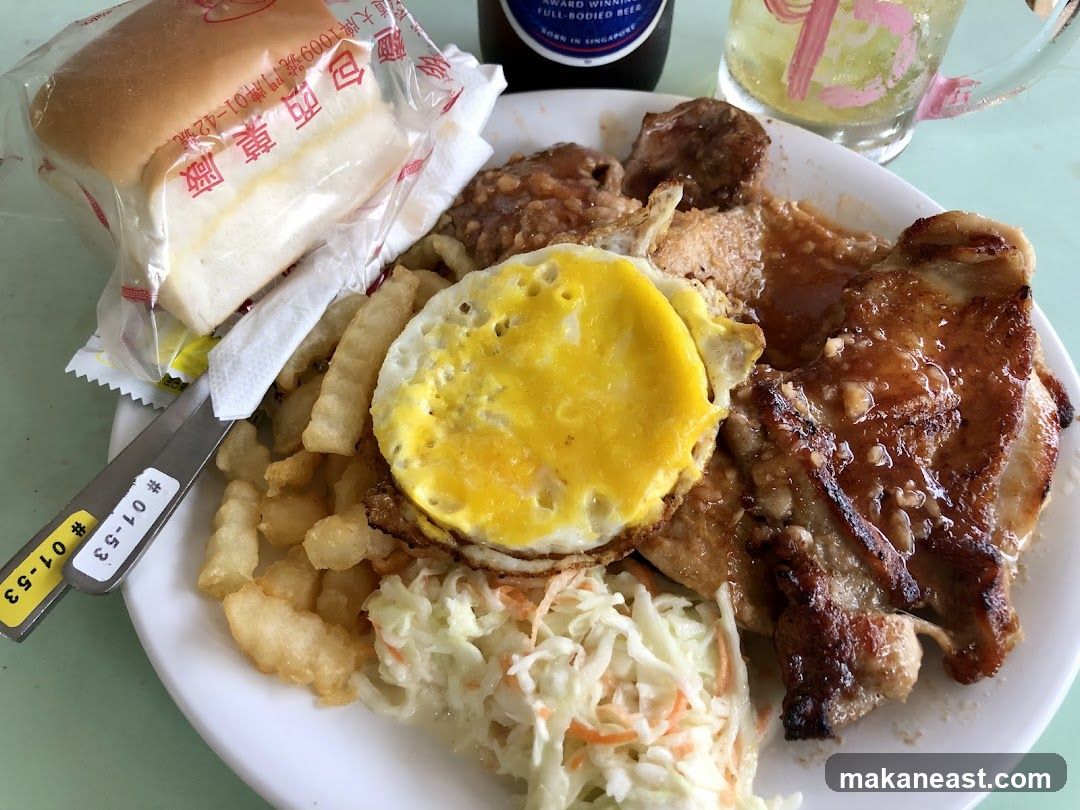 Western Meal with Bread and Beer
