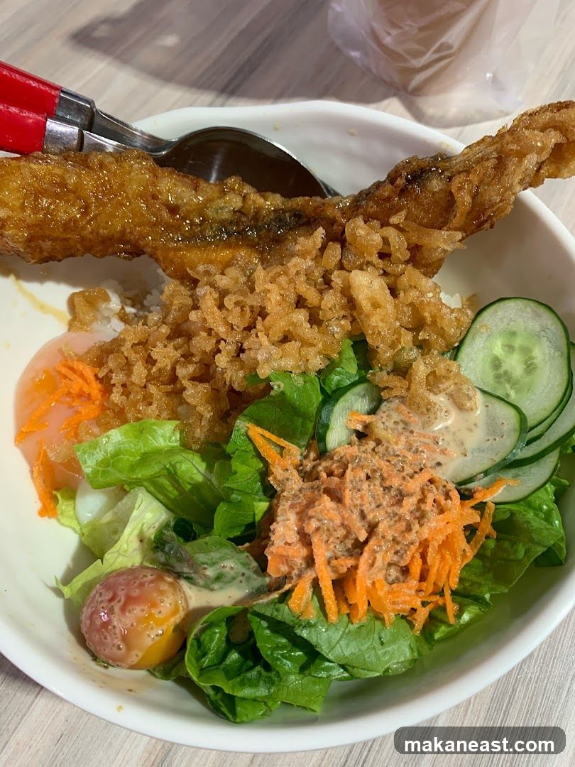 Fish and Salad Bowl