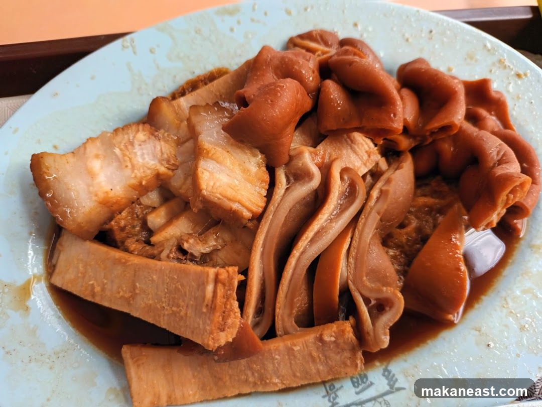Braised Pork and Intestines