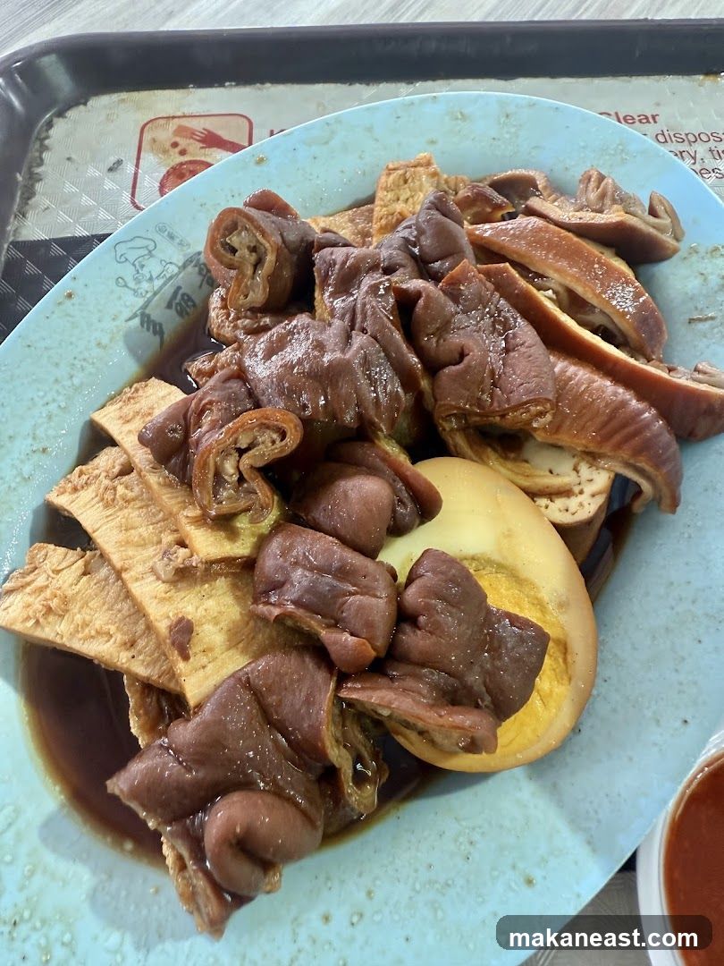 Braised Intestines and Egg